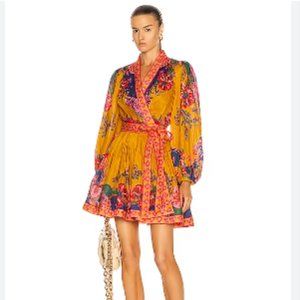 ZIMMERMANN Lovestruck Mini Wrap Dress